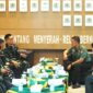 Kodim 0906/Kkr Terima Kunjungan Tim Wasev Bidang Teritorial TNI AD
