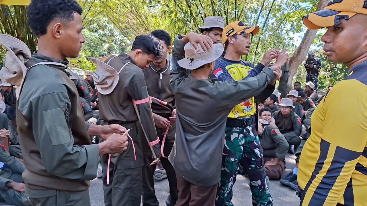 TNI Perkuat Karakter Generasi Muda SMK Melalui KKRI di Jayapura