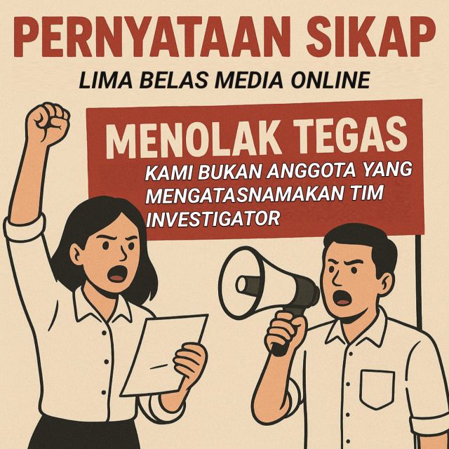 15 Media Online Tegaskan: Kami Tidak Pernah Menguasai Media Lain!