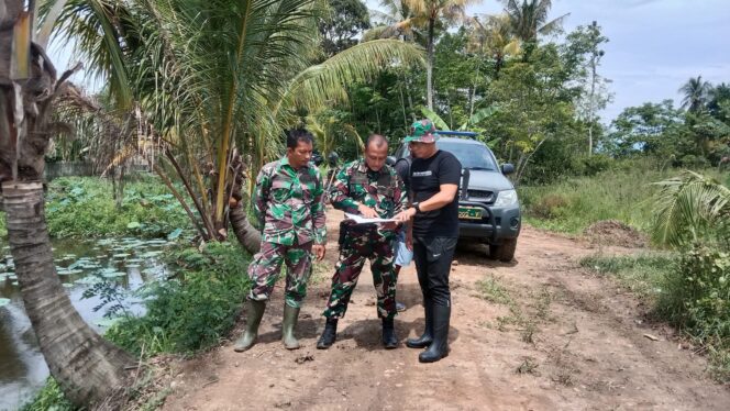 Tingkatkan Ketahanan Pangan, Dandim 1002 Awasi Progres Cetak Sawah Rakyat