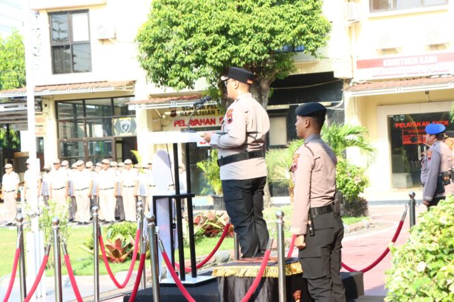 
					Kapolres Brebes Pimpin Apel Konsolidasi, Evaluasi Pengamanan Aksi Anarkis*