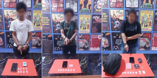
Satreskoba Polres Morowali Utara tangkap 3 pelaku dan sita 23 paket Shabu