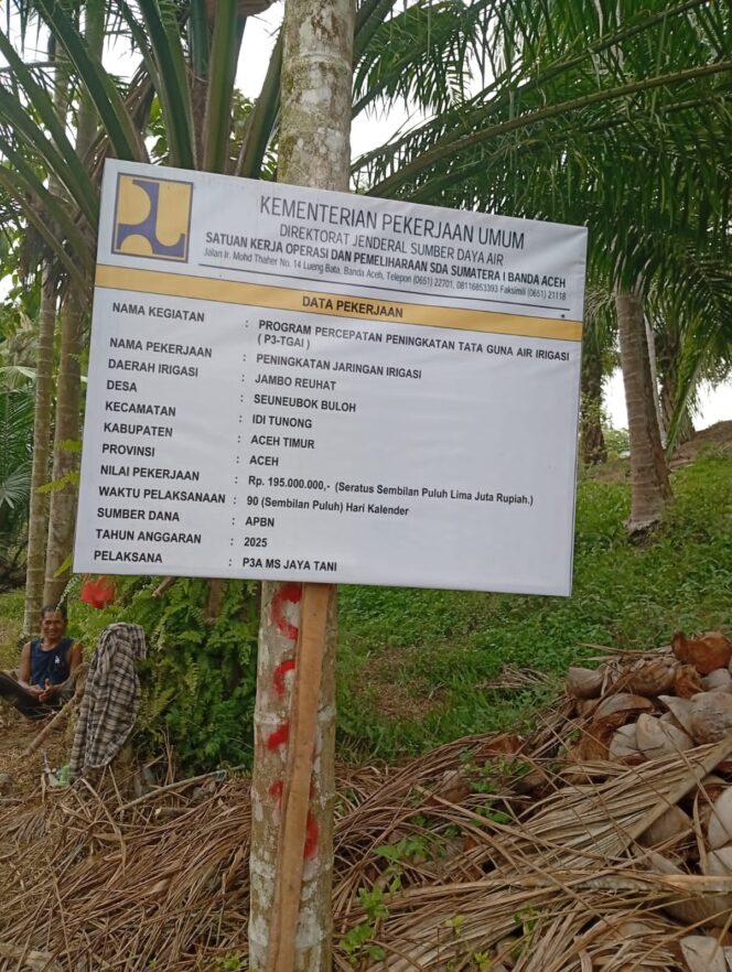 
Proyek Irigasi Aspirasi HRD Dinilai Asal Jadi, LAKI Siap Laporkan ke APH