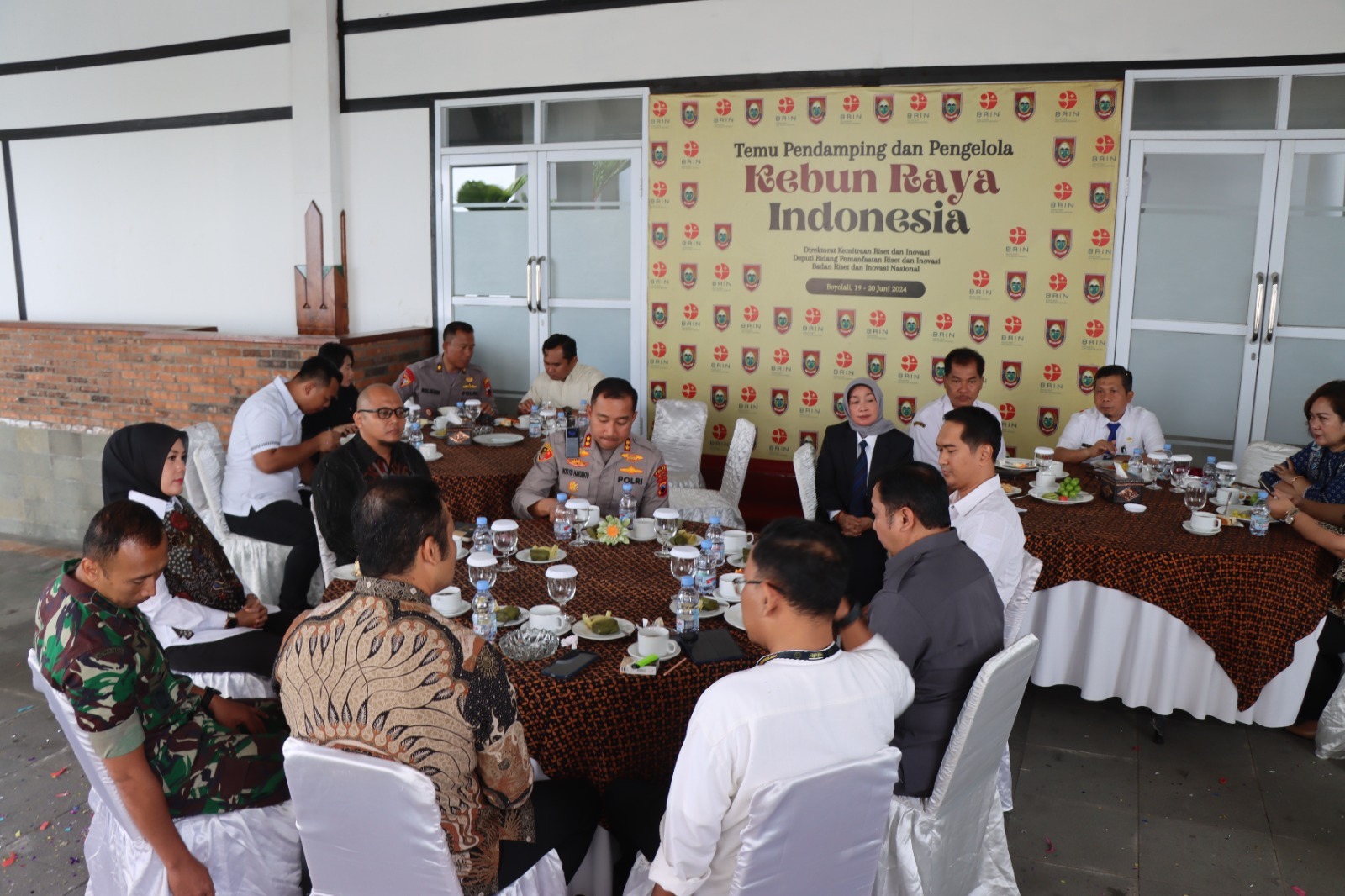 Coffee Morning Forkopimda wujud gotong royong Menjaga situasi aman dan kondusif di Kab. Boyolali.*