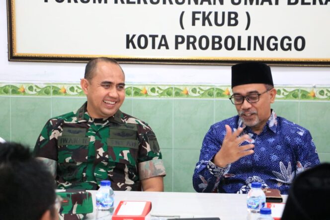 Silaturahmi Dandim Probolinggo dan FKUB, Wujudkan Kebersamaan Harmonis