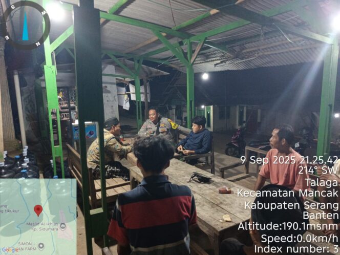 
					Bhabinkamtibmas Polsek Mancak Laksanakan Patroli Dialogis Bersama Warga