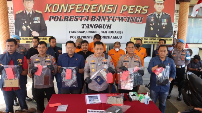 
					Polresta Banyuwangi Bongkar Sindikat Curanmor, Empat Tersangka Diamankan*