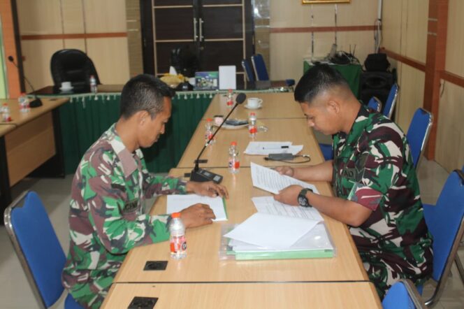 Kodim 1008/Tabalong Terima Kunjungan Tim Dalproggar Korem 101/Antasari