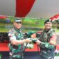 Satgas Pamtas Yonarhanud 1 Kostrad Terima Kunjungan Pangkogasgabpamtaswil Darat XII/Tanjungpura di Pos Kotis Gabma Entikong