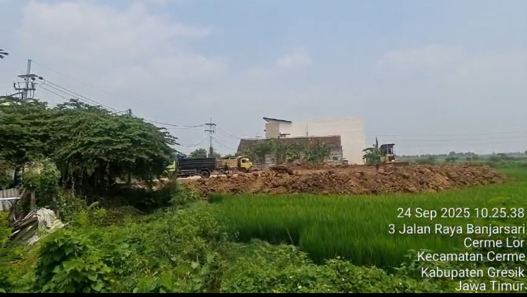 LPK RI Gresik Sidak Urukan Diduga Ilegal, Lahan Hijau Ketahanan Pangan Terancam