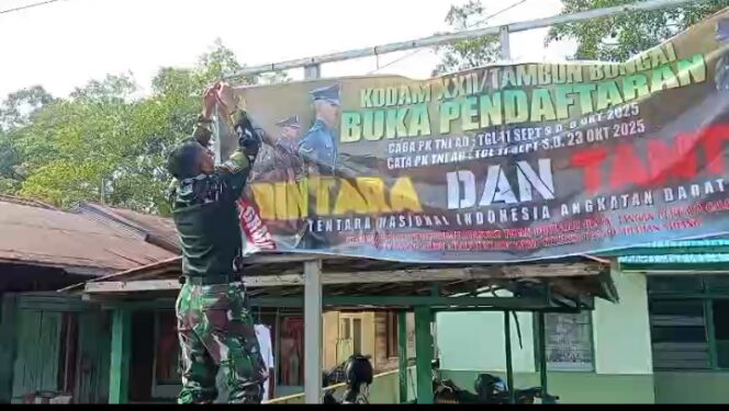 Kodim 1002/HST Umumkan Pendaftaran Prajurit TNI AD Tahun 2025