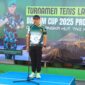 Semarakkan HUT TNI Ke 80, Dandim 0820/Probolinggo Letkol Arh Iwan Hermaya Membuka Gelaran Turnamen Tenis Lapangan Dandim Cup