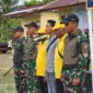 Satgas Yonif 131/Brajasakti Gelar Turnamen Voli Dalam Rangka Memeriahkan HUT TNI ke 80 di Kabupaten Keerom*