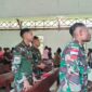 Kokohkan Iman di Perbatasan, Prajurit Kala Hitam Beribadah Bersama Jemaat Yanggandur