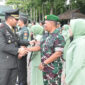 Kodim 1002/HST Kukuhkan Kenaikan Pangkat Puluhan Prajurit dalam Upacara Korps Raport