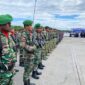 Kenang Jasa Para Pahlawan, Kodim 1710/Mimika Bersama Satuan TNI Di Mimika Gelar Upacara Tabur Bunga Dalam Rangka HUT Ke-80 TNI Tahun 2025