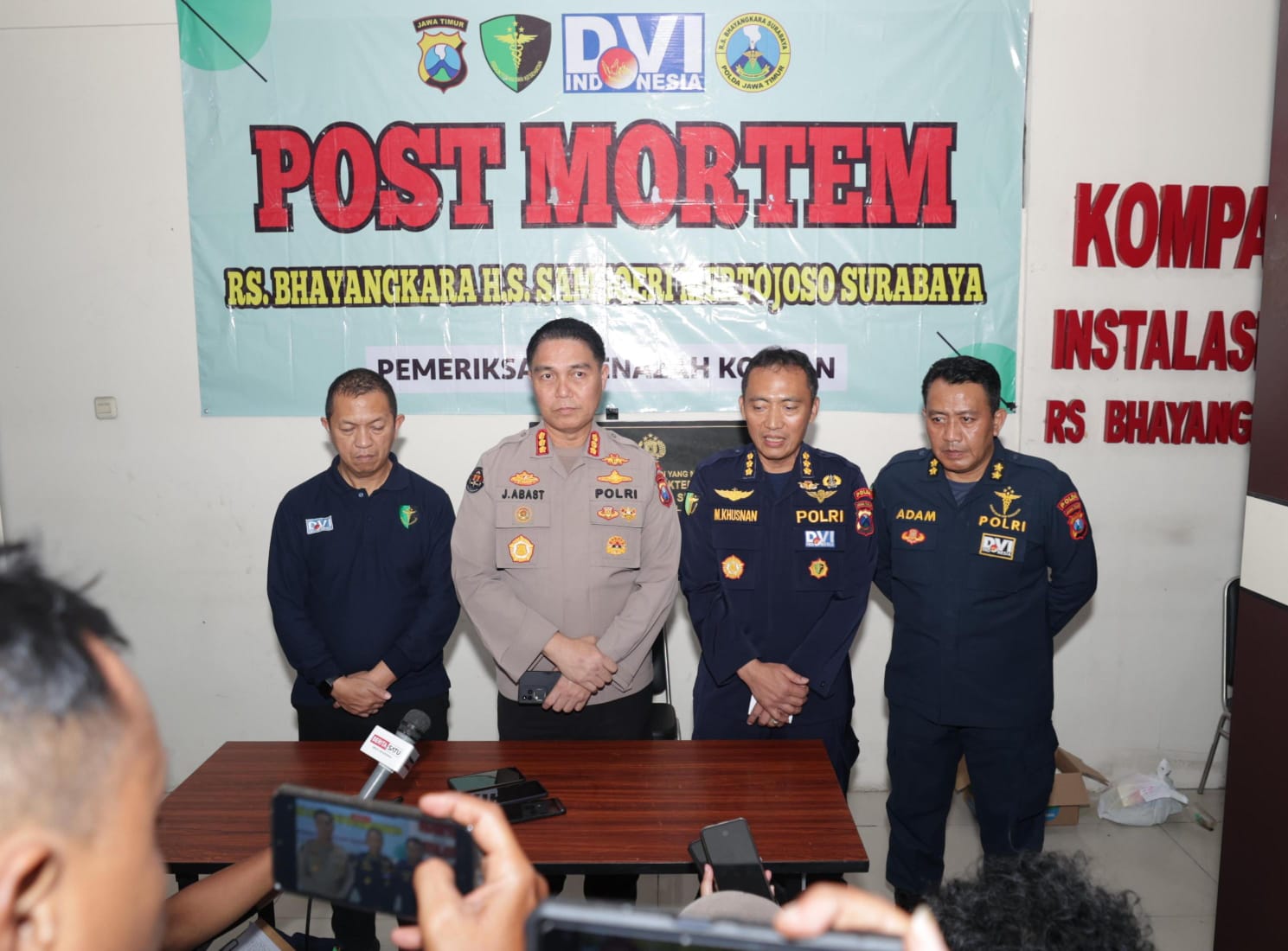 Polda Jatim Sampaikan Perkembangan Identifikasi Korban Robohnya Ponpes Al-Khoziny Sidoarjo*