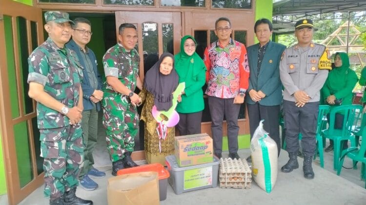Resmikan RTLH Dalam Bakti Teritorial Prima Inspirasi Desa Jugo Dalam Semangat HUT TNI Ke 80