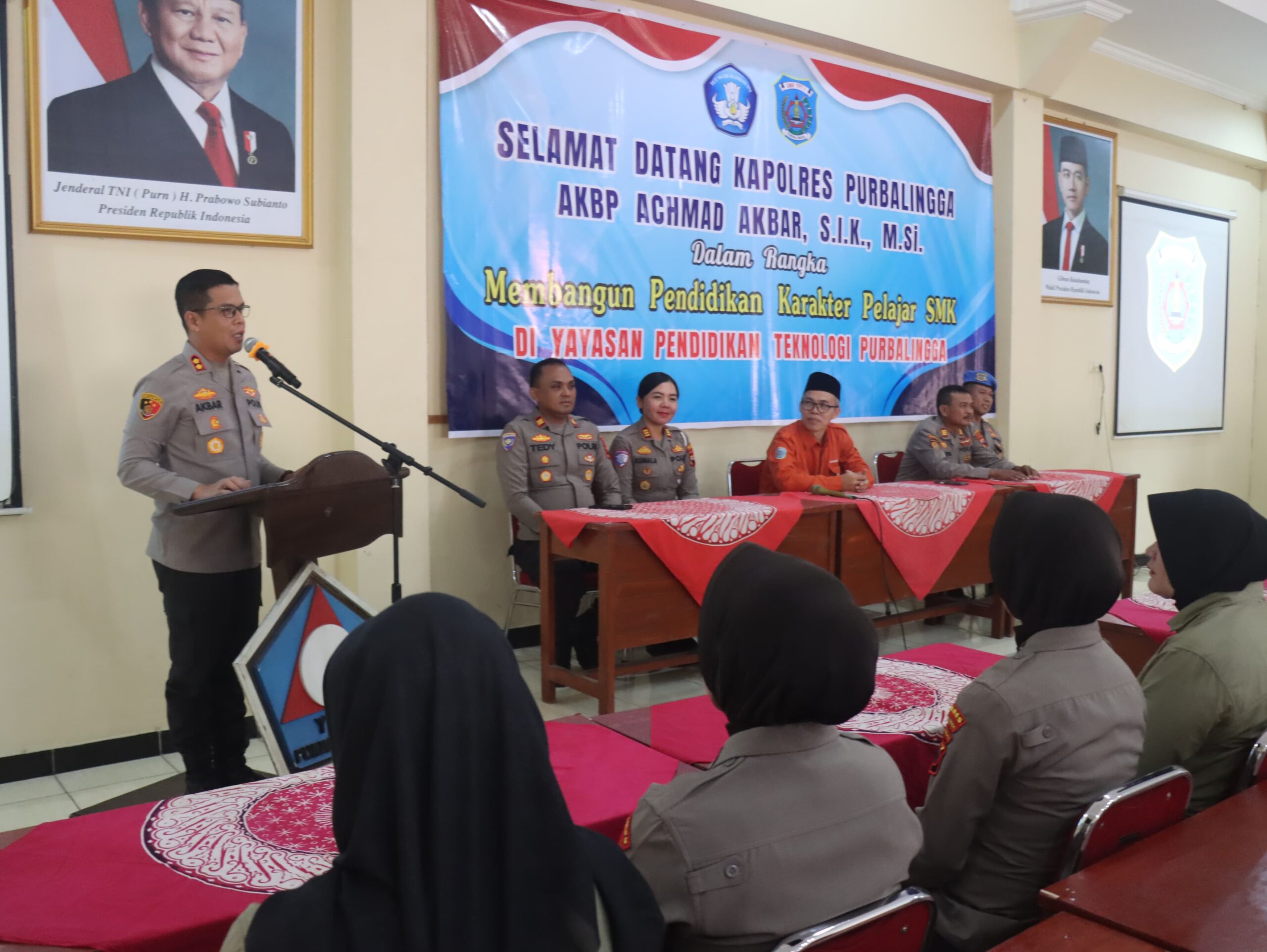 Polres Purbalingga Berikan Pendidikan Karakter Siswa SMK YPT 1