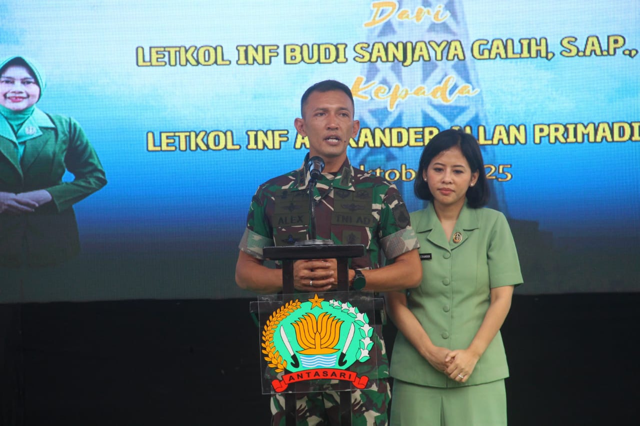Suasana Penuh Haru Warnai Acara Pisah Sambut Komandan Kodim 1008/Tabalong