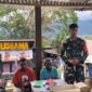 Satgas Pamtas Kewilayahan RI-PNG Yonif 763/SBA Dengarkan Aspirasi Masyarakat Melalui Musyawarah dan Mufakat