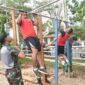 Garjas Periode II, Prajurit Kodim 1002/HST Uji Ketahanan dan Kesiapan Fisik