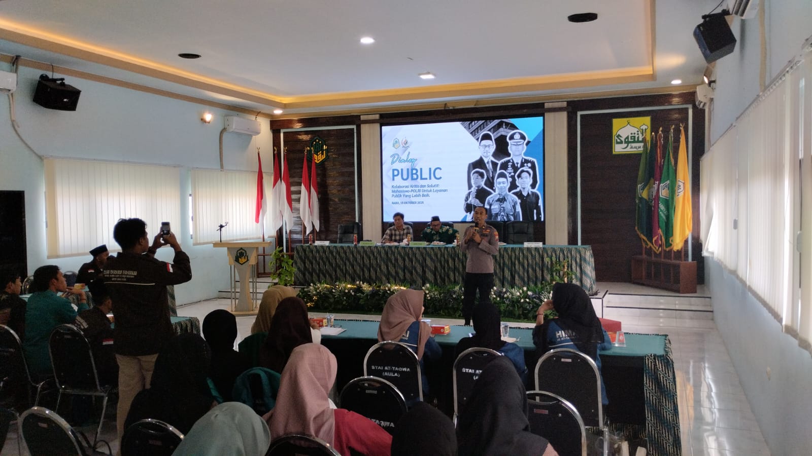 Polres Bondowoso Gelar Dialog Bersama Mahasiswa Wujudkan Sinergi untuk Pelayanan Publik*