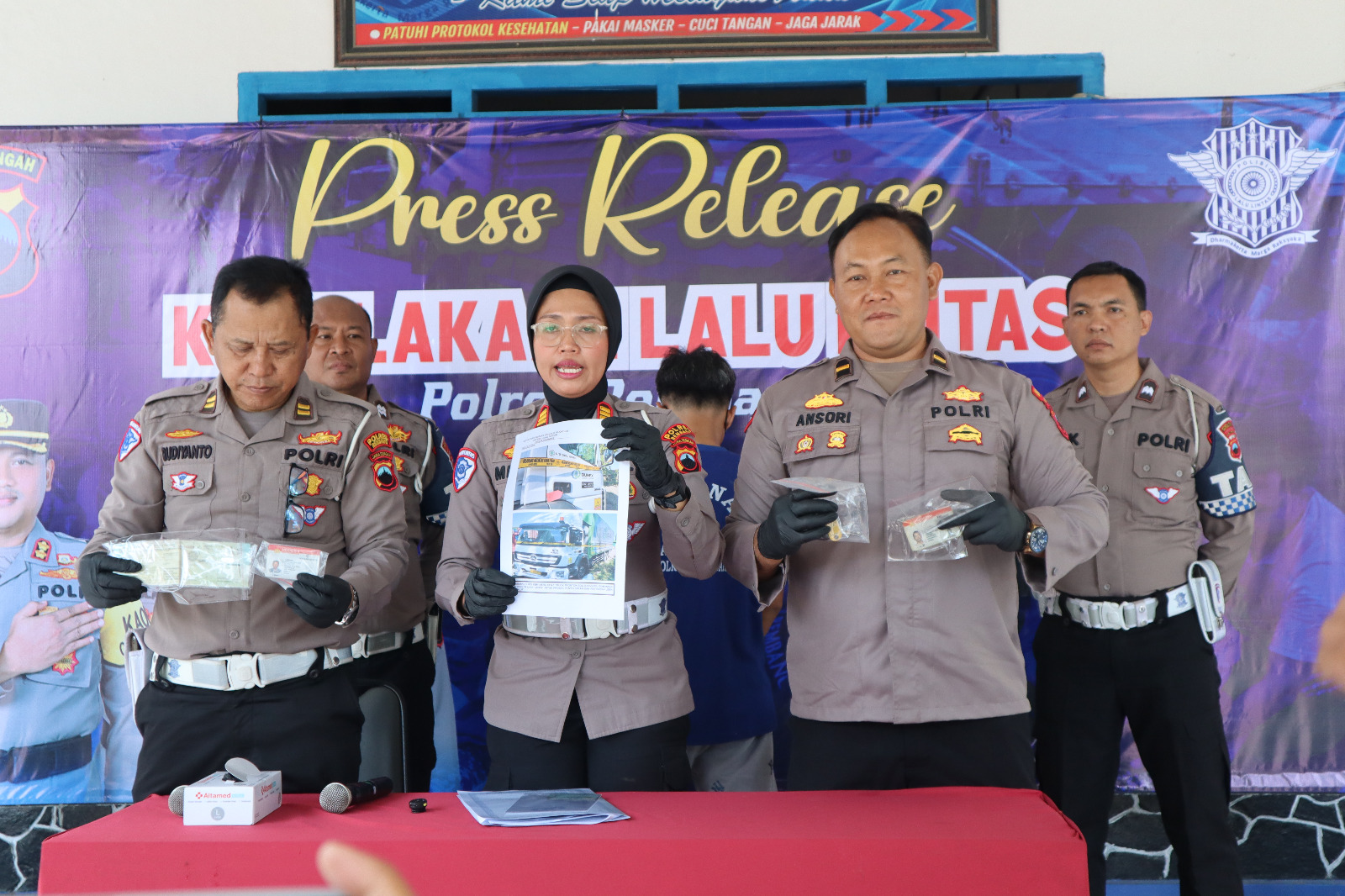 Satlantas Polres Rembang Ungkap Kasus Tabrak Lari di Jalur Pantura Lasem