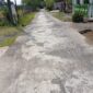 Baru Beberapa Bulan Rusak, Proyek Rabat Beton Bringkeng Cilacap Tuai Sorotan Warga