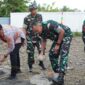 Dandim 1710/Mimika Dampingi Kasdam XVII/Cenderawasih Hadiri Groundbreaking Pembangunan Koperasi Desa dan Kampung Merah Putih