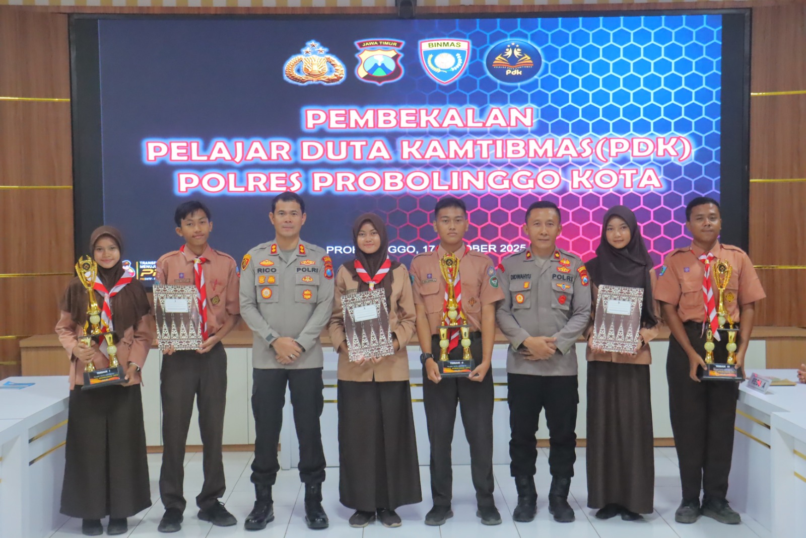 Polres Probolinggo Kota Siapkan Duta Kamtibmas dari Kalangan Pelajar untuk Wujudkan Kota Aman dan Kondusif