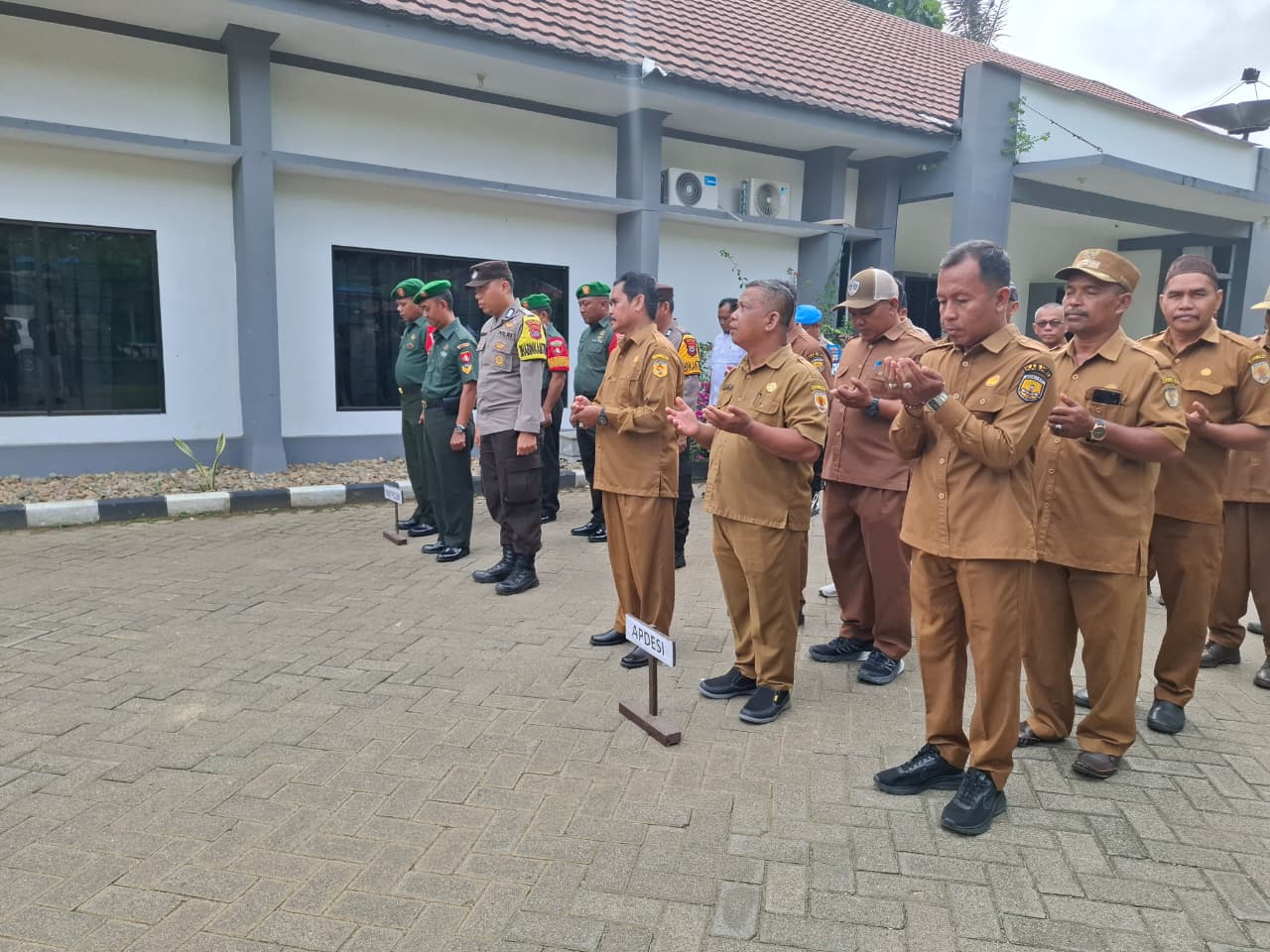 Forkopimcam Pandawan Gelar Apel Gabungan, Tegaskan Komitmen Jaga Stabilitas Wilayah