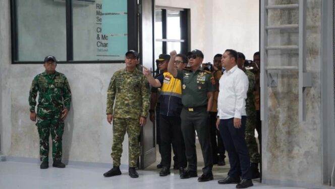 Panglima TNI Tinjau Pembangunan Fasilitas Latihan Multidimensi di Pusdiklat Kopassus Batujajar