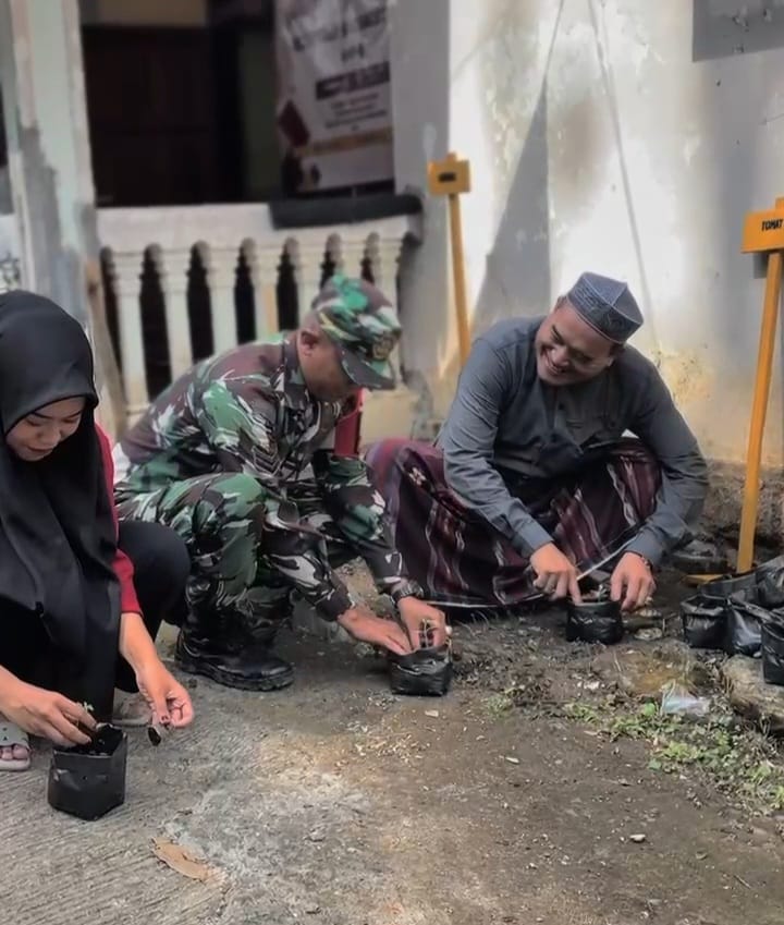 Wujudkan Desa Sehat, TNI dan Mahasiswa Kolaborasi Tanam Tanaman Obat Keluarga di Probolinggo Wujudkan Desa Sehat, TNI dan Mahasiswa Kolaborasi Tanam Tanaman Obat Keluarga di Probolinggo