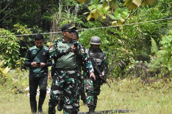 Yakinkan Situasi Tetap Kondusif, Dandim 1710/Mimika Pimpin Langsung Patroli Wilayah