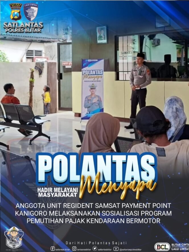 Inovasi Samsat Wlingi Kabupaten Blitar, Tunjukkan Komitmen Pelayanan Prima Melalui Pembebasan Pajak kendaraan Bermotor 2025
