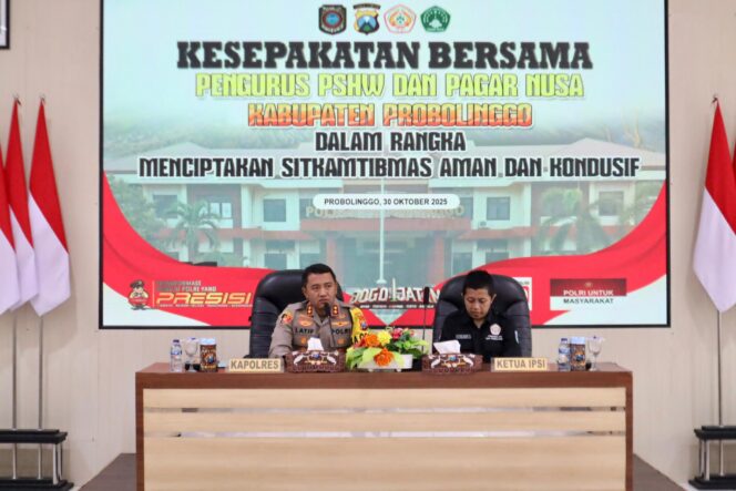 Silaturahmi Penuh Makna: Kapolres Probolinggo Ajak Pendekar Silat Jadi Pelopor Perdamaian