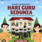 Ketua Beserta Anggota MKKS SMPN Se-Kabupaten Nganjuk, Mengucapkan "Selamat Hari Guru Dunia 2025"