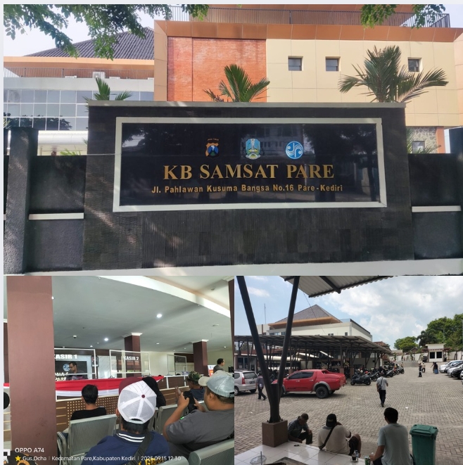 Samsat Katang - Pare, Tingkatkan Pelayanan Prima bagi Wajib Pajak