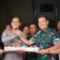 Kunjungi Makodim 0906/Kkr, Dandim Dapat Kejutan Dari Kapolres Kukar