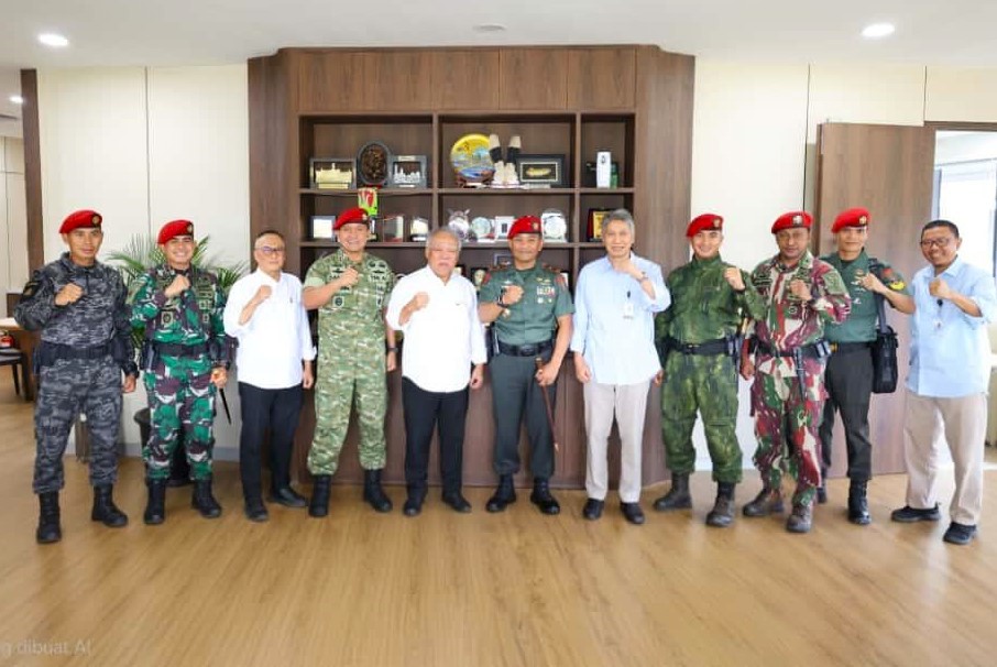 Audiensi Komandan Grup 4 Kopassus dengan Kepala Otorita IKN Perkuat Sinergi Pertahanan dan Pembangunan Nasional