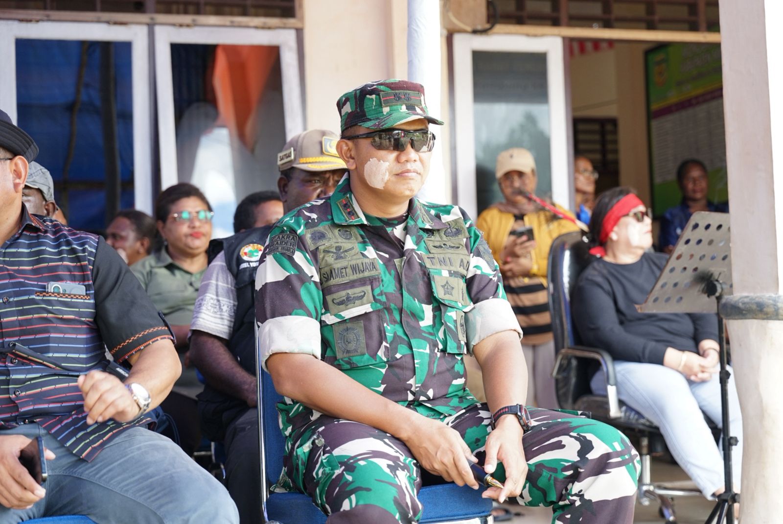 Wujud Sinergitas, Dandim 1710/Mimika Dampingi Bupati Timika Laksanakan Kunker ke Kampung Uta