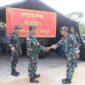 ‎Tinjau Kesiapan Lapangan, Asintel Pasmar 1 Kunjungi Posko Satgasker Patroli Sungai Marinir
