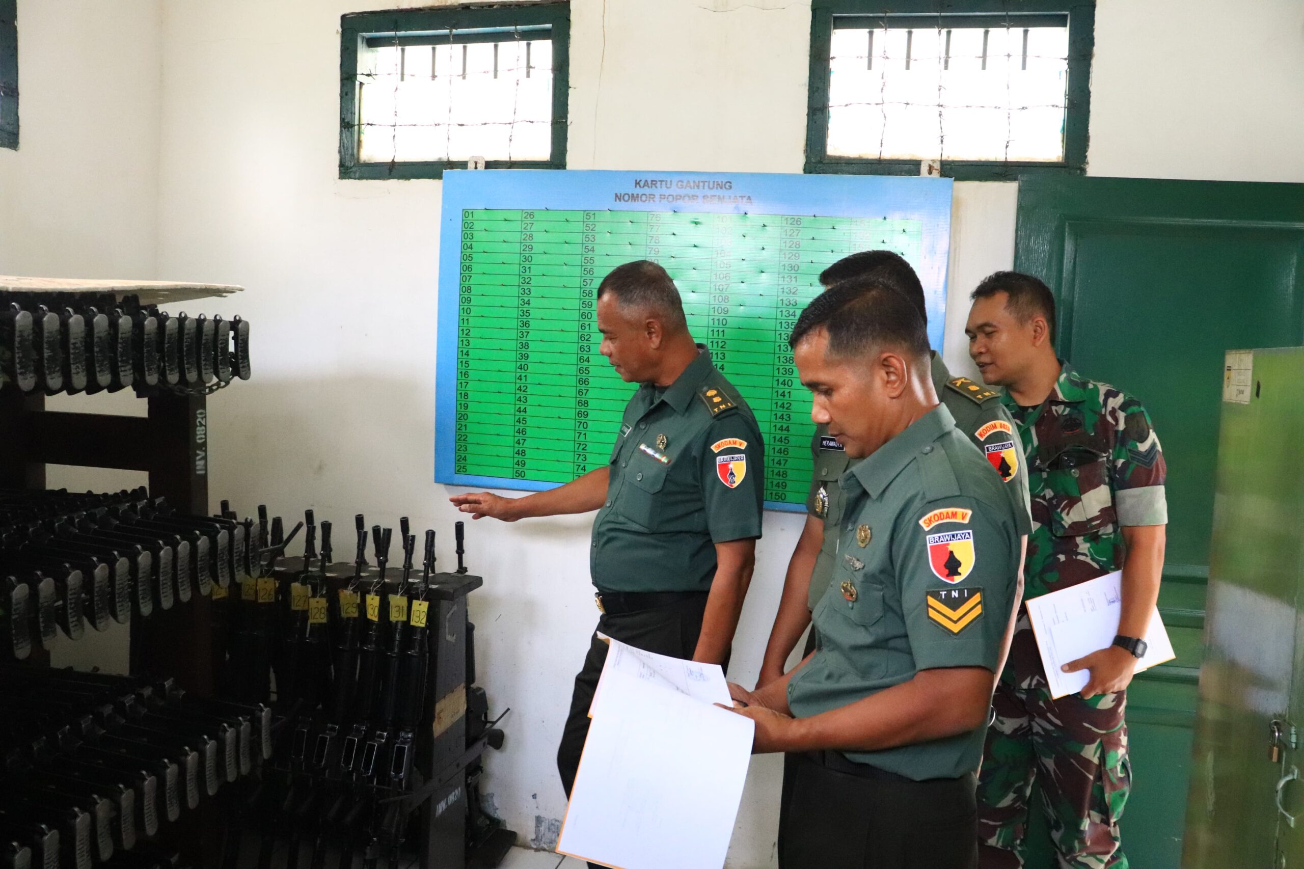Letkol Inf Imam Bashori: Pemeriksaan Logistik di Kodim 0820/Probolinggo untuk Pastikan Tertib dan Akuratnya