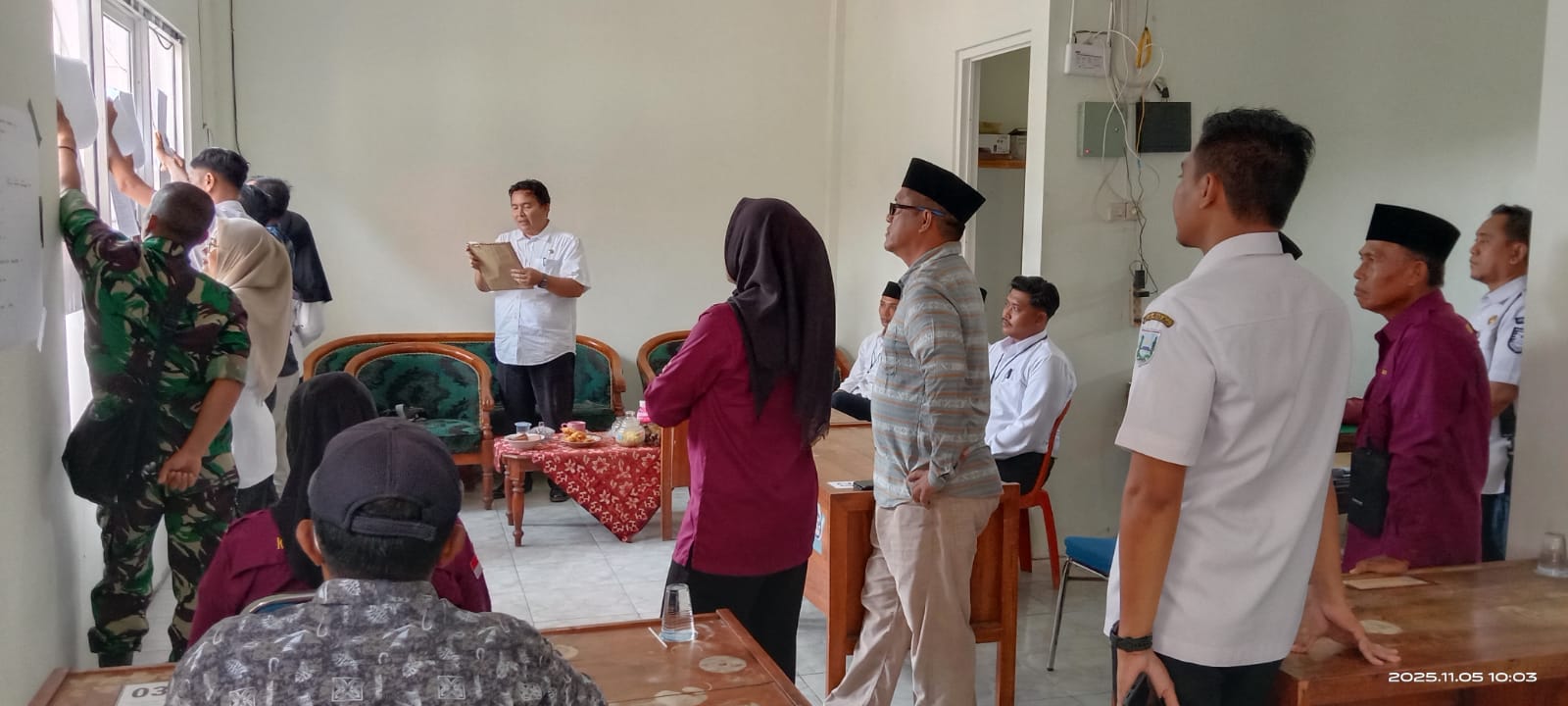 Ujian Penjaringan Perangkat Desa Karanggeger Berlangsung Kondusif, BPD Tegaskan Komitmen Awasi Proses Seleksi
