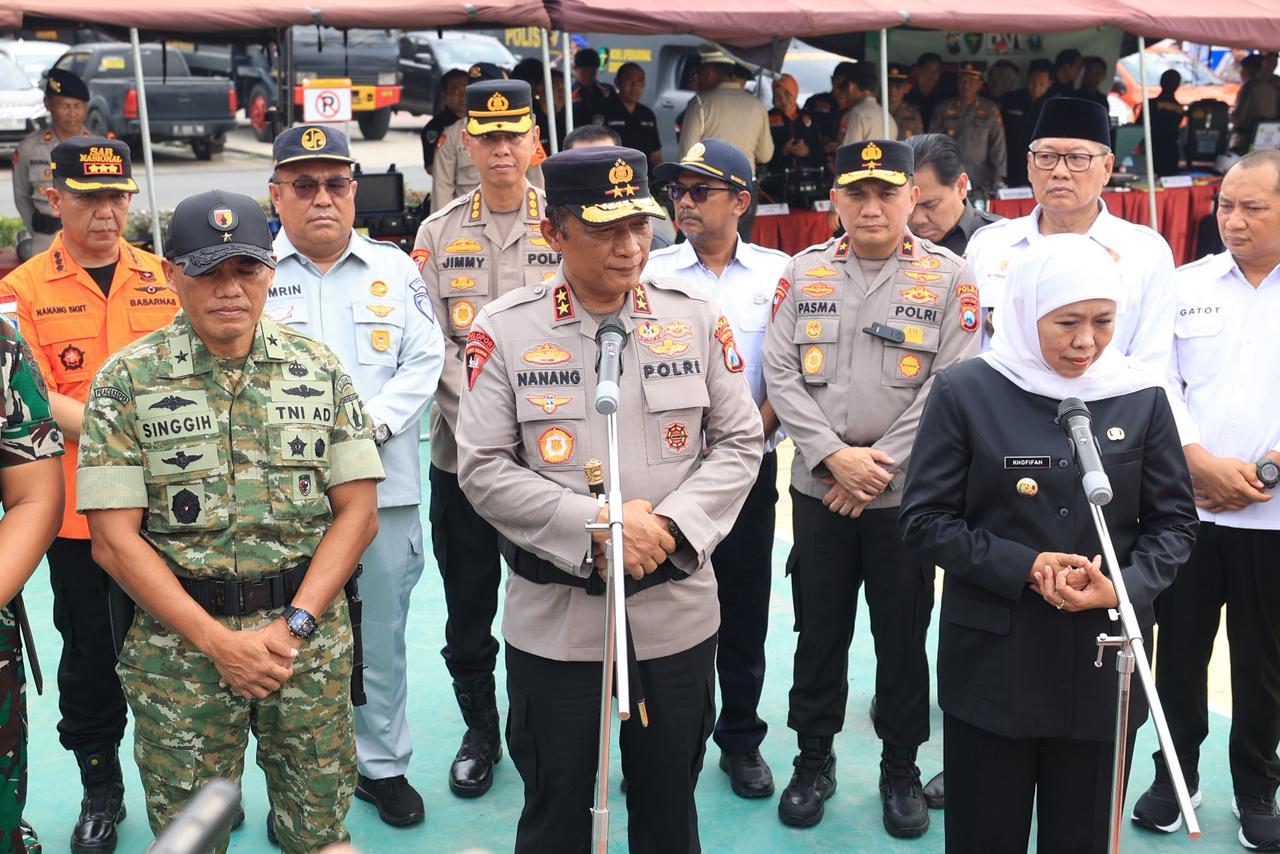 Polda Jatim dan Forkopimda Gelar Apel Siaga Bencana Serentak Hadapi Cuaca Ekstrem*
