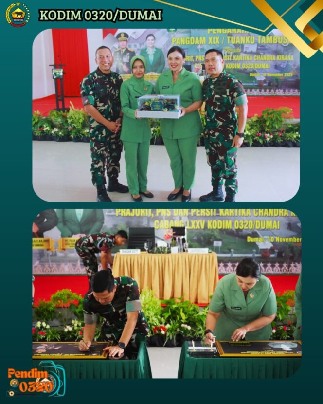 
Pangdam XIX/Tuanku Tambusai Beri Pengarahan kepada Prajurit, PNS, dan Persit Kodim 0320/Dumai