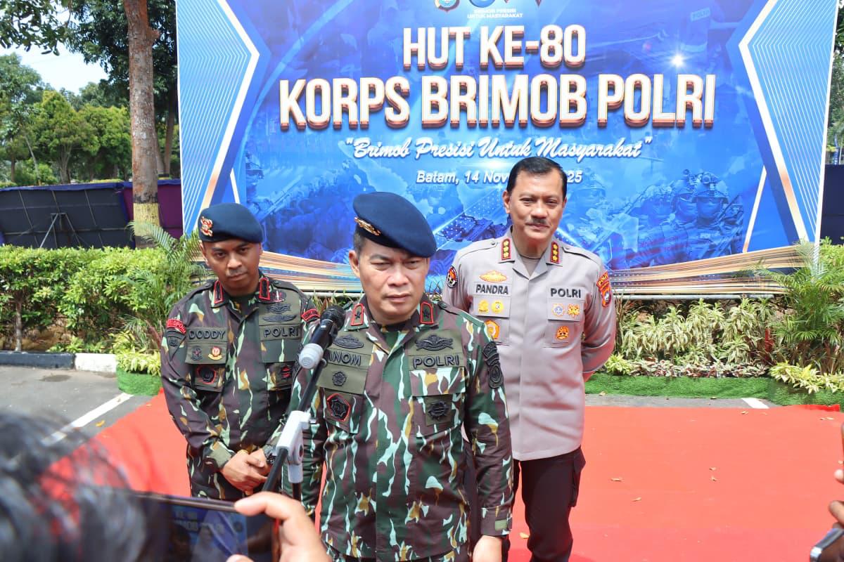 POLDA KEPRI GELAR SYUKURAN HUT KE-80 KORPS BRIMOB POLRI TAHUN 2025*