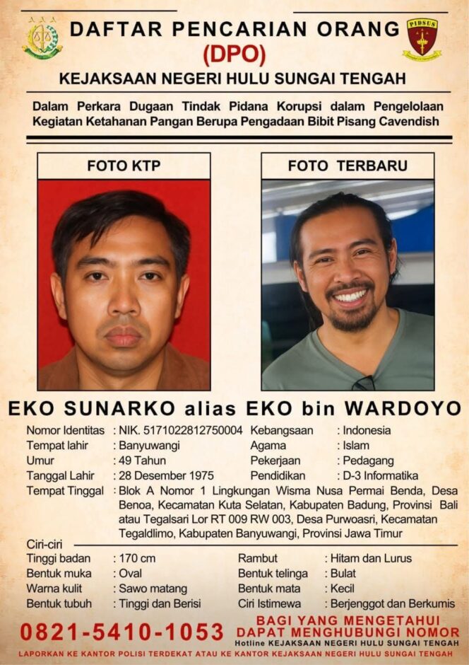 
Buron! Program Ketahanan Pangan Dikorupsi, Kejari HST Buru E.S hingga ke Bali–Jawa Timur