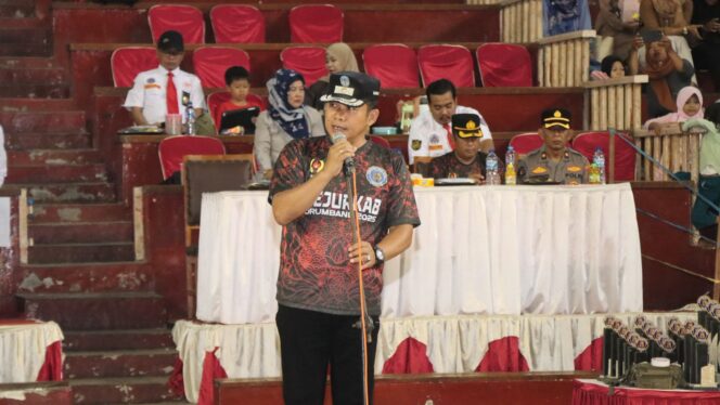 
					Kejurkab Drumband 2025 Resmi Dibuka, PDBI Nganjuk Gandeng Polres Nganjuk Hadirkan Ajang Prestasi Pelajar